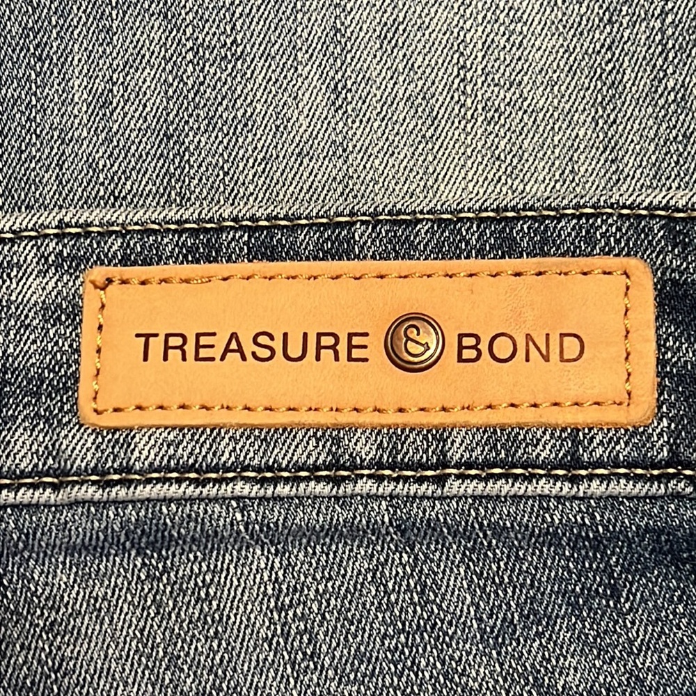 Treasure & Bond Charity Skinny High Rise Crop - Picture 2 of 14